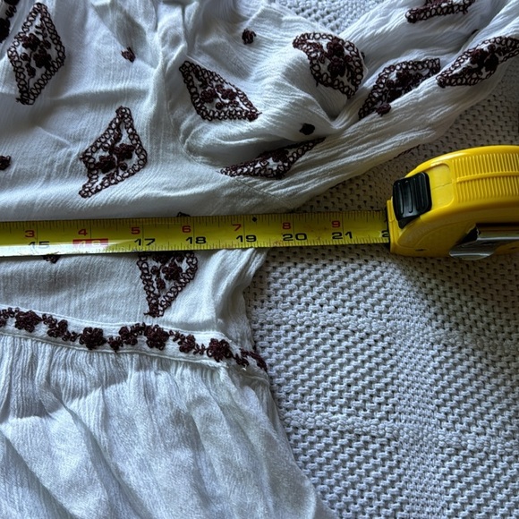 Free People Ivory Diamond Tunic Dress or Top - Picture 9 of 12